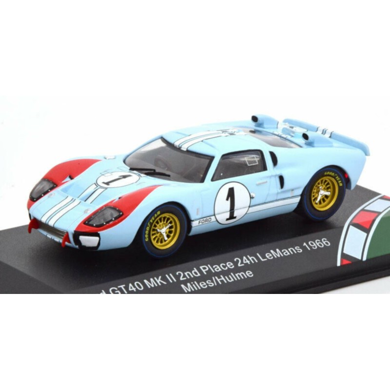 Ford GT40 Gulf, Winner 24h Le Mans 1969 Ickx Olivier IXO 1/43 |  oleoflores.com
