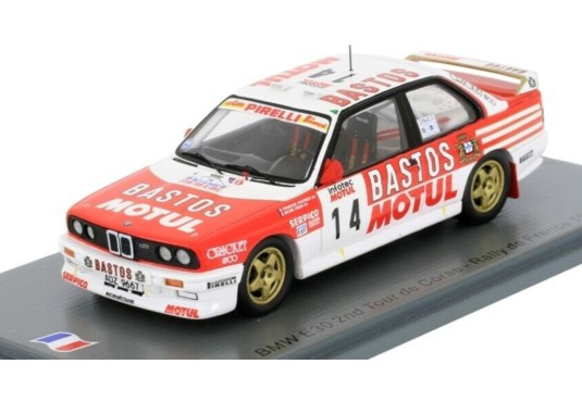 1/43 BMW M3 E30 N°14 Tour de Corse 1989 BMW