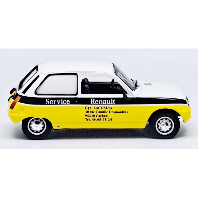 Voiture Miniature Renault 5 Societé SERVICE RENAULT 1/43 - ODEON133 ODEON