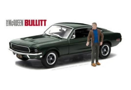 1/43 FORD Mustang "BULLITT" + Personnage 1968 FORD